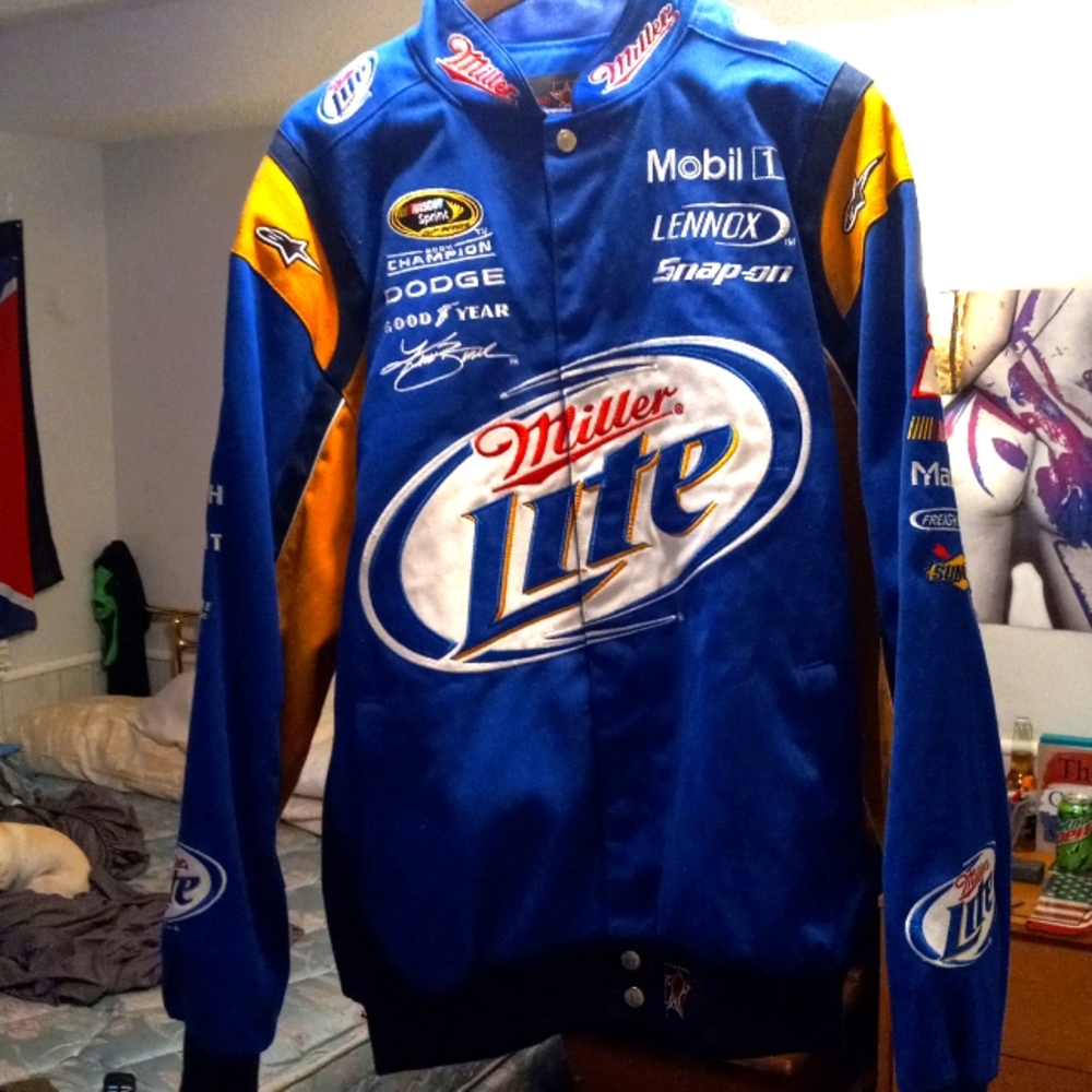 Miller Lite #2 Kurt Bush Nascar Jacket